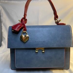 Arcwares Blue Leather Purse